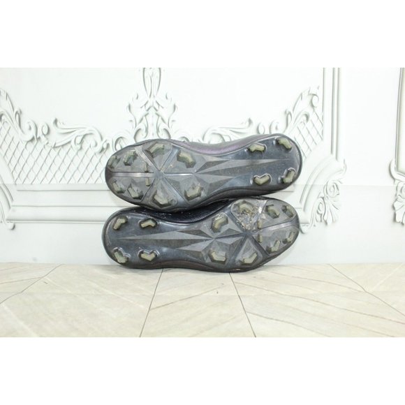 Nike Kid's ACC Jr Phantom Venom Elite FG Black Purple Soccer Cleats Size 5.5Y - Picture 9 of 9